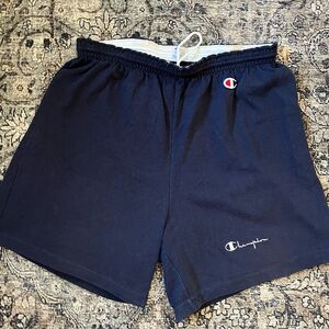 Champion Men's Vintage Navy Shorts